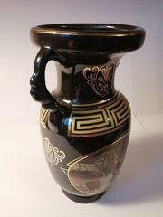 Ваза фарфор 15 см с видами Петербурга