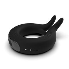 Черное эрекционное кольцо Marry Me Rechargeable Vibrating Cockring - 