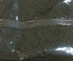 Бисер некалиброванный, 450 гр, размер 12/0, пр-во Китай