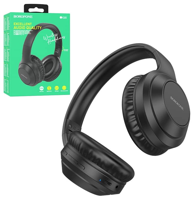 Полноразмерные Bluetooth наушники BOROFONE BO20 (черный) – купить оптом ...