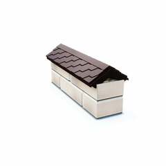 Парапет полимеркомпозитный Everest 130*510 (0,5 кирпич) коричневый