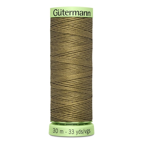 Нить Top Stitch 30/30 м для декоративной отстрочки, Gutermann, 528 защитно- оливковый