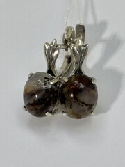 Перси (серьги из серебра)