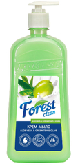 Forest Clean крем-мыло “Алоэ вера, зеленый чай и олива” 1л