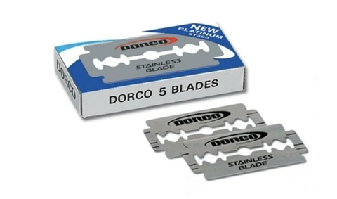 DORCO Двухсторонние ЛЕЗВИЯ (ST 300) 5шт. в упаковке NEW (Ю.Корея)