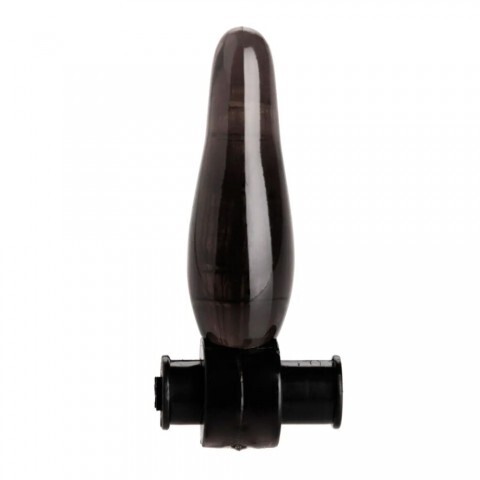 Анальная пробка с вибропулей Trinity Vibes Vibrating Bum Tickler Mini Anal Plug, черный, 6.3х1.9 см