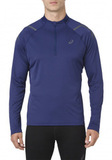 Рубашка беговая Asics Icon LS 1/2 Zip Blue мужская Распродажа