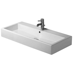 Duravit Vero  Раковина для мебели, без перелива, без отв. под смес., 1000x470мм, Цвет: Белый 454100070 фото