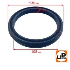 Кольцо фрикцонного диска UNITED PARTS для снегоотбрасывателя d135х108мм, толщина 16мм (аналог KC55-02-15/KC55-02-15-2)