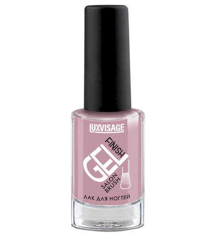 LuxVisage Лак для ногтей GEL finish тон 35 холодный дымчато-розовый  9мл
