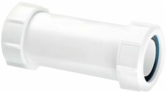 Муфта McAlpine (50GE), соединительная, пластик, белая, длина 112 мм