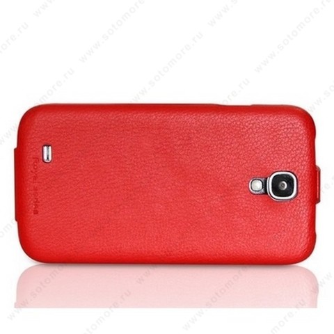 Чехол-флип HOCO для Samsung Galaxy S4 i9500/ i9505 - HOCO Duke flip Leather Case Red