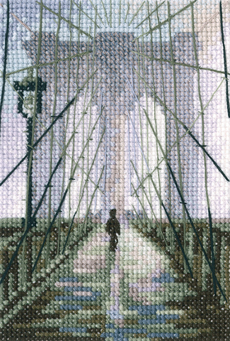 Коллекция:	Пейзаж¶Название по-английски:	Brooklyn bridge¶Название по-русски:	Бруклинский мост¶Размер