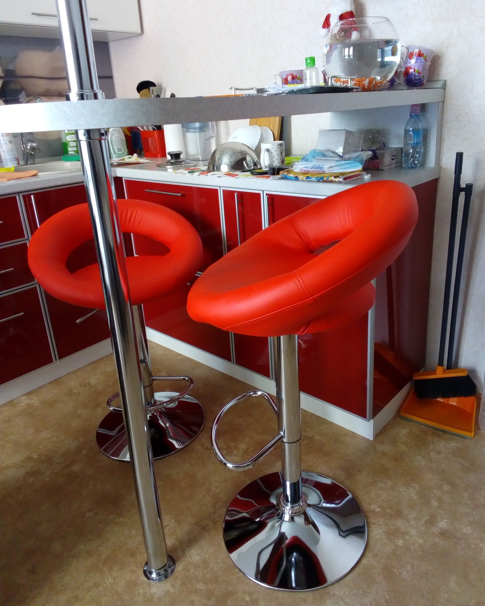 Барный стул Империя стульев Disco красный WX-2001red