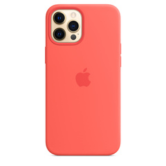 iPhone 12 Pro Max Silicone Case with MagSafe Pink Citrus