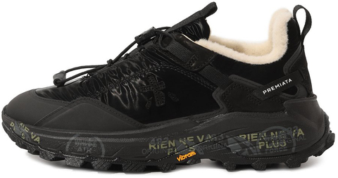 Premiata Cross-D Черные с мехом