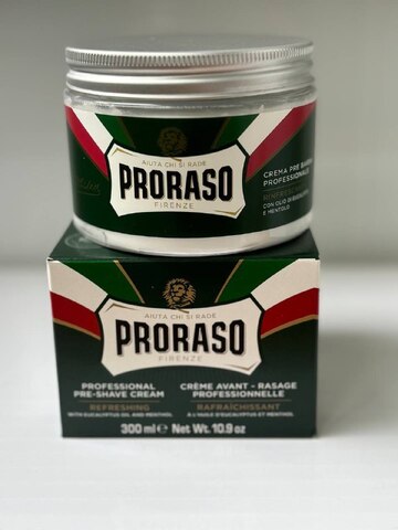 Крем для бритья (Прешейв) Proraso зеленый 300мл