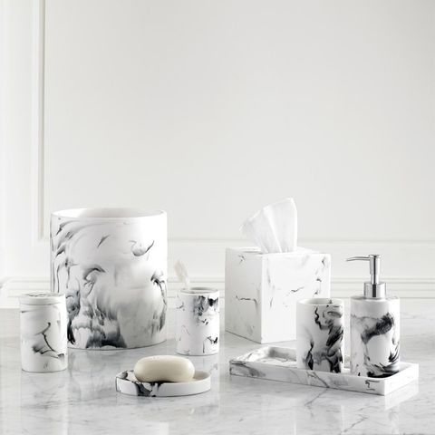 Стакан для зубных щеток Kassatex Arabesco White/Black