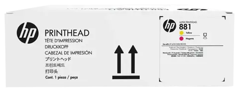 Печатающая голова HP 881 CR327A Yellow / Magenta Latex Printhead для HP Latex 1500, 3000, 3100, 3200, 3500, 3600