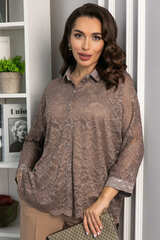 Рубашка кружевная Маринара (шоколад) Б14368-10М LT Collection