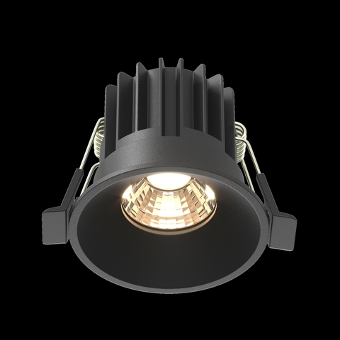 Встраиваемый светодиодный светильник Maytoni Round DL058-7W3K-B