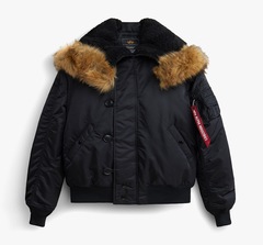Парка Alpha Industries N-2B Black (Черная)