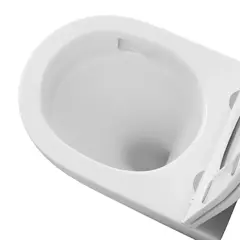 Унитаз подвесной Grossman GR-4455SQC Tornado безободковый с тонким сиденьем 495x360x390