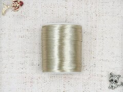 Шнур круглый атласный (для воздушных петель), 2 мм, светло-бежевый