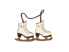 Елочная игрушка Фигурные коньки