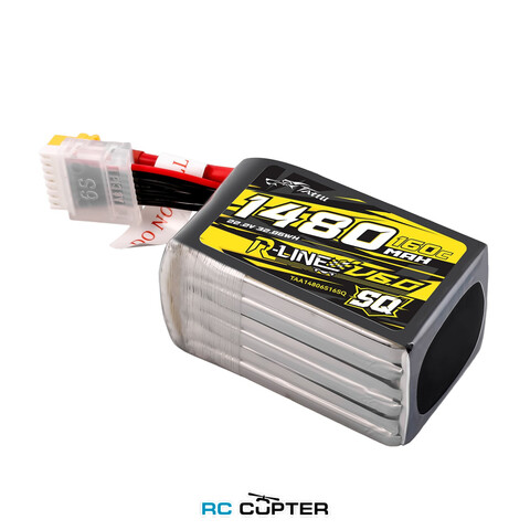 АКБ Gens Ace Tattu R-Line V6 1480mAh 22.2V 160C 6S1P Lipo Battery G-Tech [SQ]