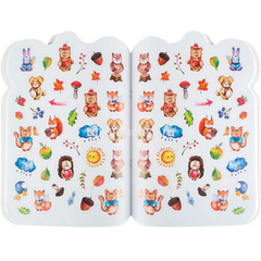 Альбом для рисования с наклейками 195х276мм 32л 