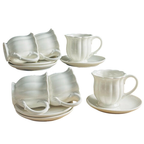 Чайный набор Lenardi 12 предметов, 240 мл - Белый - купить