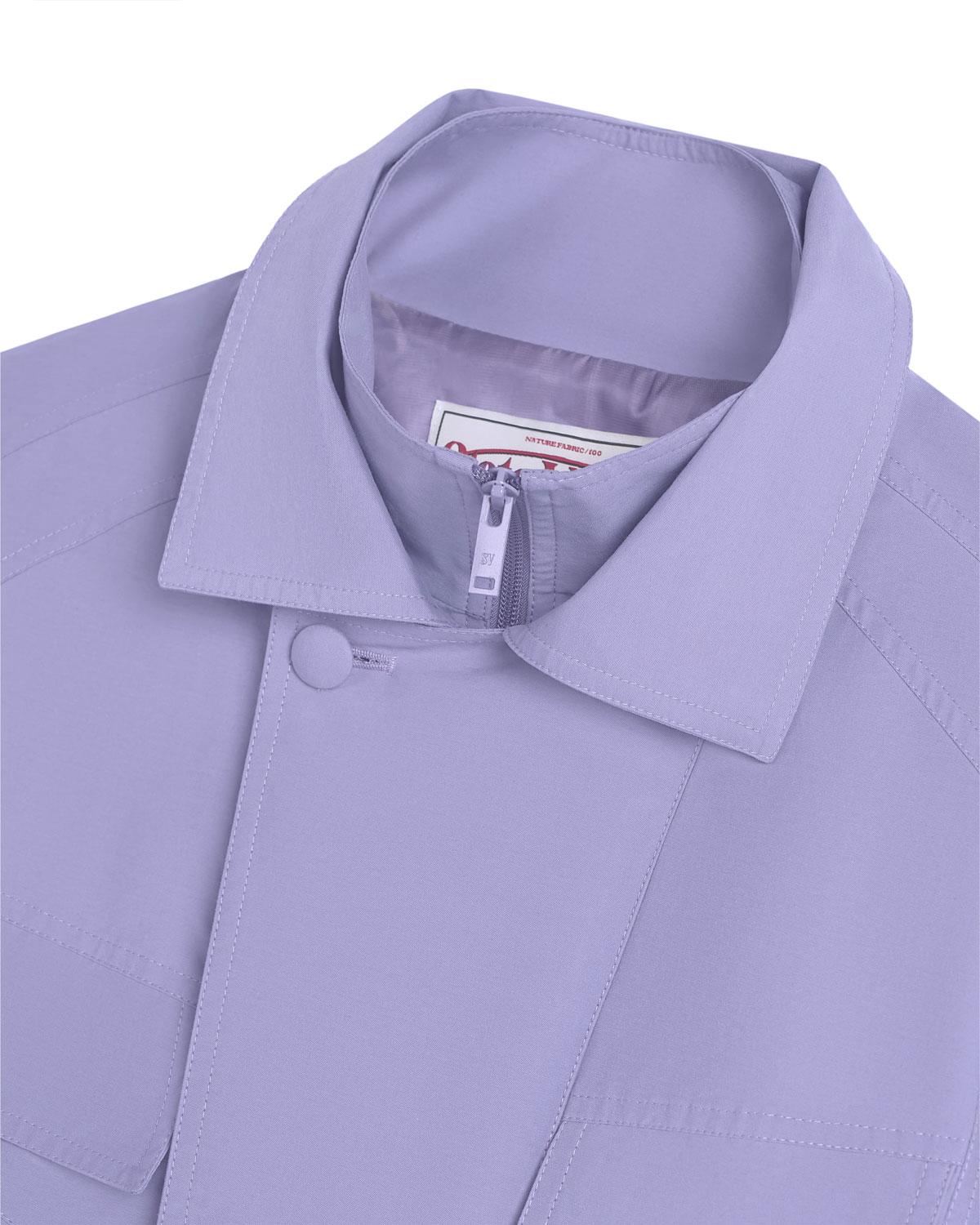 Куртка с объемными плечами