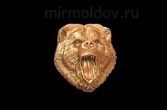 Силиконовый молд Медведь № 1456 малый