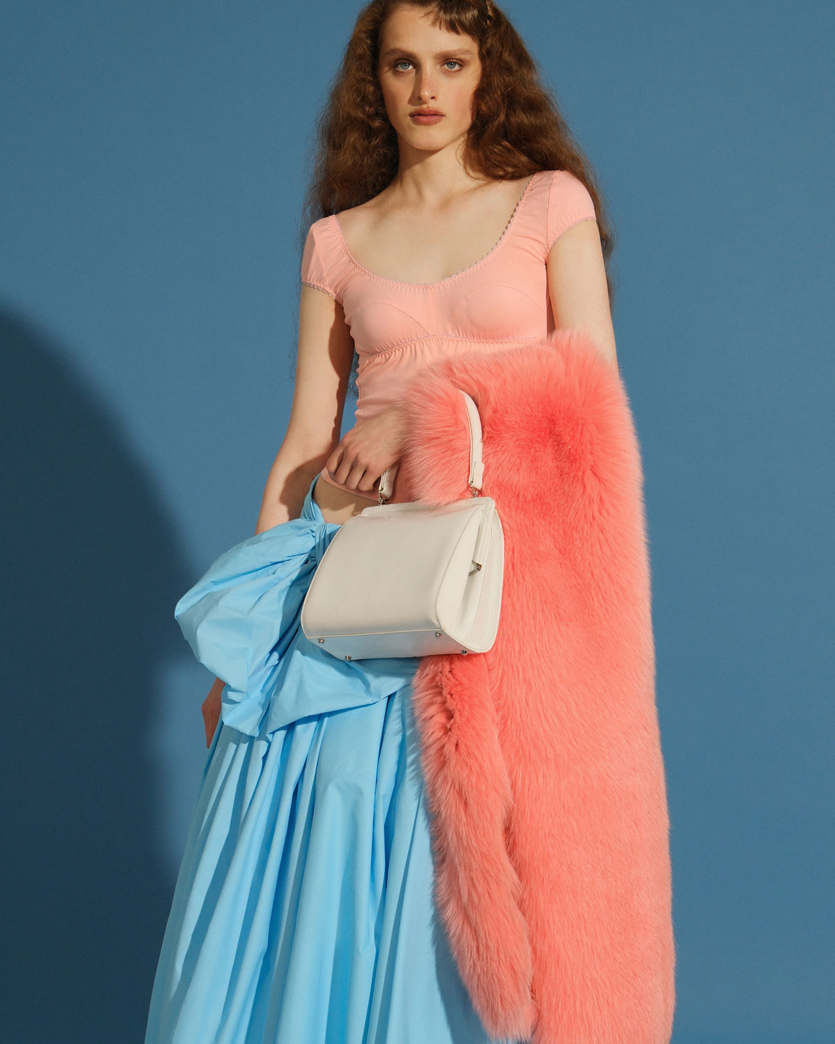 Шарф из меха лисы