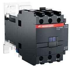 Контактор Prompower PLC1D95BD серии Pulse, ток 95А, 3 полюса, доп контакт 1НО+1НЗ, катушка 24DC
