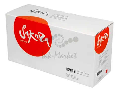 Картридж Sakura TK560M (1T02HNBEU0) для Kyocera Mita, пурпурный, 10000 к.