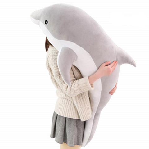 Дельфин большая мягкая игрушка