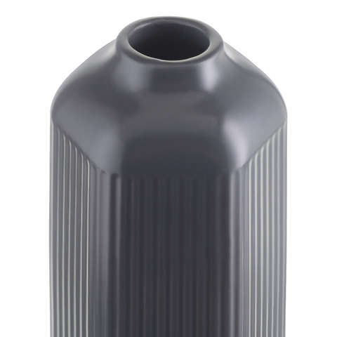 Ваза 22см Tkano Edge серая