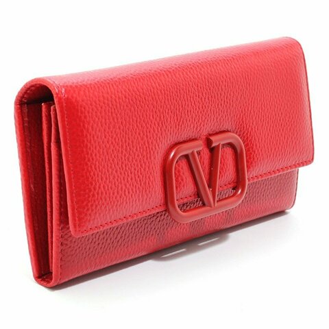 Кожаный кошелёк Valentino красный