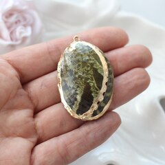 Подвеска Ракушка с позолотой 35-55 на 22-33 мм, РК045