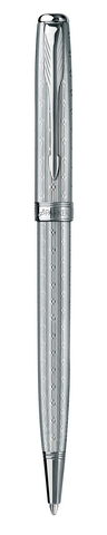 Ручка шариковая Parker Sonnet K532 Chiselled Silver CT (S0808370)