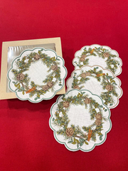 Новогодняя салфеточка-поддарельник