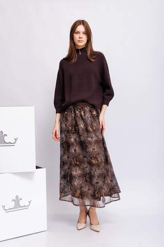 Oui Юбка из тюля, расшитого пайетками