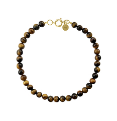 Колье Tiger из бусин камня