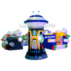 Электрическая Аттракцион карусель «Космическое путешествие», 3,5×3,5×2,6 м