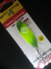Блесна зим. GK Willmans Jig Killer 7гр. 57мм. цв.039 UV Glow