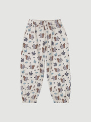 Утеплённые брюки на резинке Mjölk Белочки