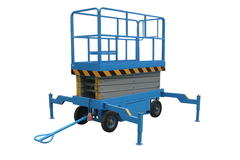 Подъемник ножничный передвижной с выдвижной платформой 500 кг 12/14 м TOR SJY-0,5-12 AC 380В сетевой