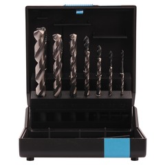 Набор метчиков машинных M3 -M12 HSSE-VAP DIN371/376 (Винт., C/2-3P, R39,+ сверла) 14пр Volkel 47865